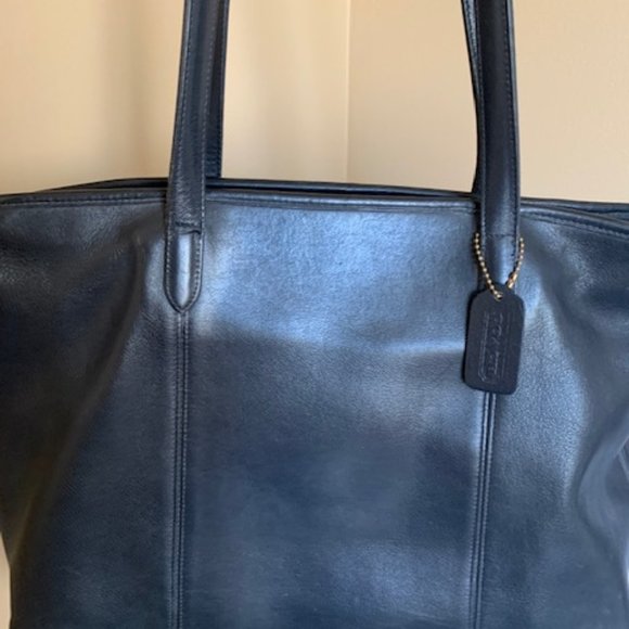 Coach Leather Carryall Black Tote - Picture 1 of 3